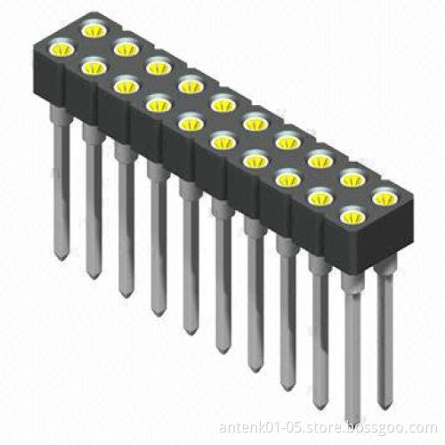 Machine Pin Socket 2.54mm Straight Type